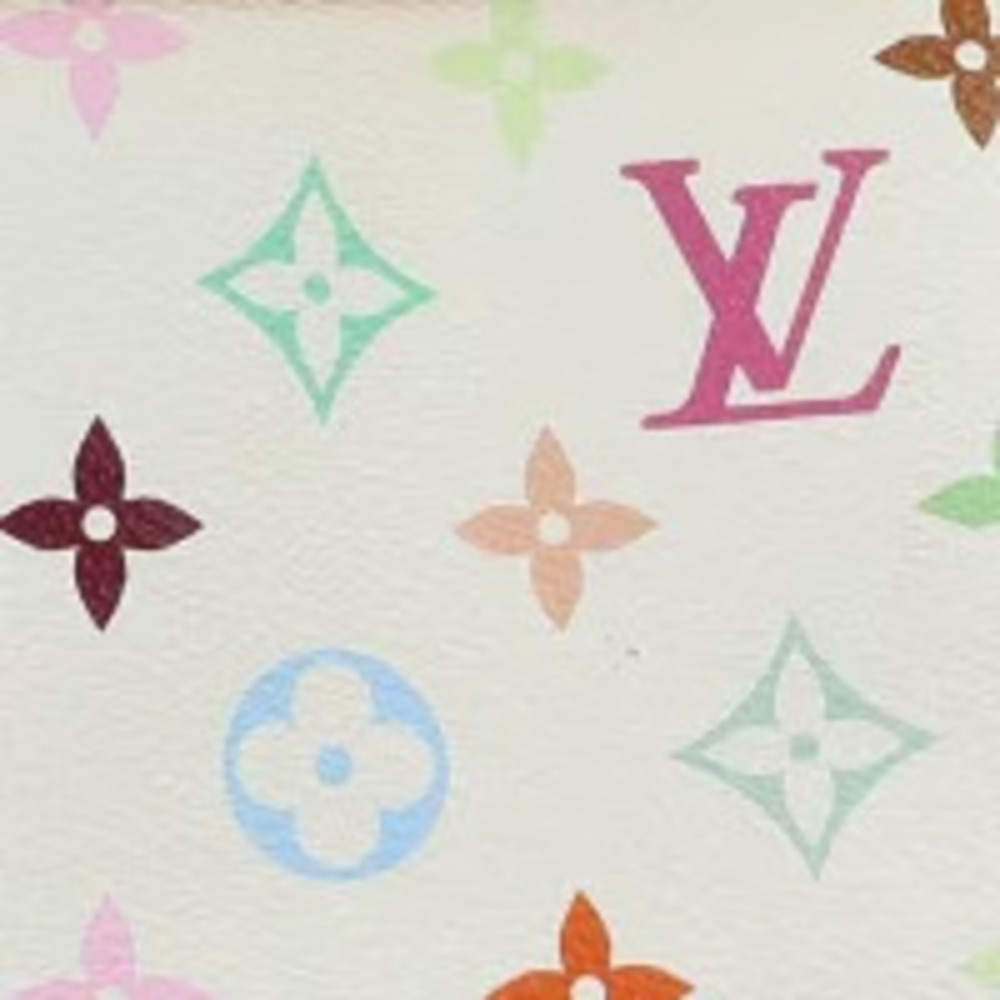 Louis Vuitton Trouville Multicolor Blanc White Handbag Monogram Multi White k - Picture 9 of 13